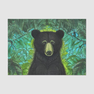 Papel De Seda Libro de cuentos divertido pequeño oso negro