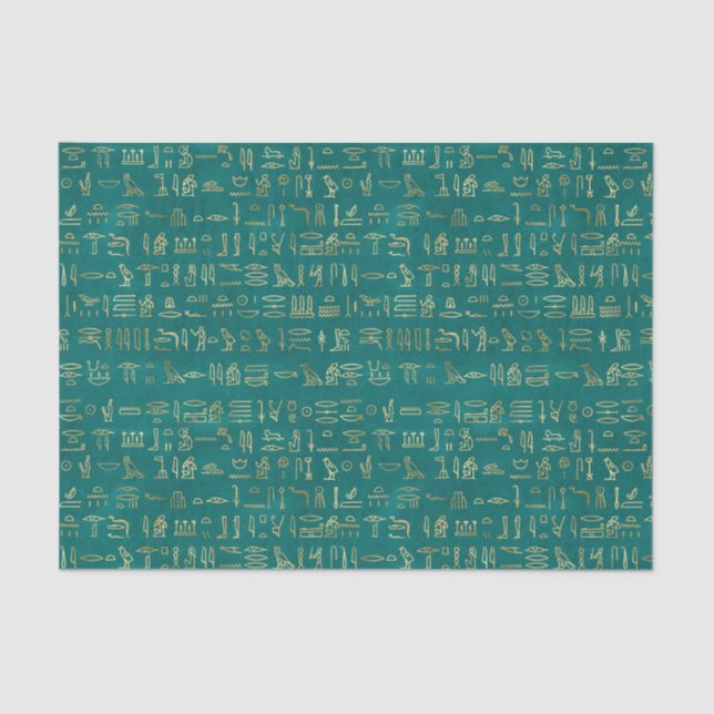 Papel De Seda Libro de debate sobre los jeroglíficos egipcios ve (Anverso)