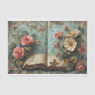 Papel De Seda Libro de medios mixtos