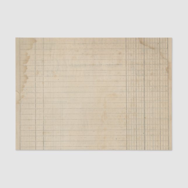 Papel De Seda Libro Mayor Antiguo (Anverso)