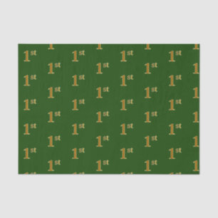 Papel De Seda Libro Verde, Faux Gold 1st (First Event Tissue)