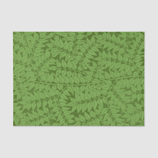 Papel De Seda Libro verde sobre el fondo natural William Morris