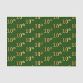 Papel De Seda Libro Verde sobre el Tejido de Actos 10 (Décimo) d