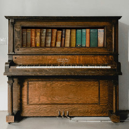 Papel De Seda Libros antiguos en las estanterías de desalojo