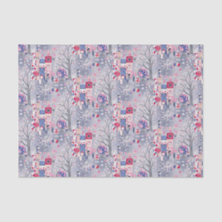 Papel De Seda Libros de cuento de hadas y criaturas mágicas gris