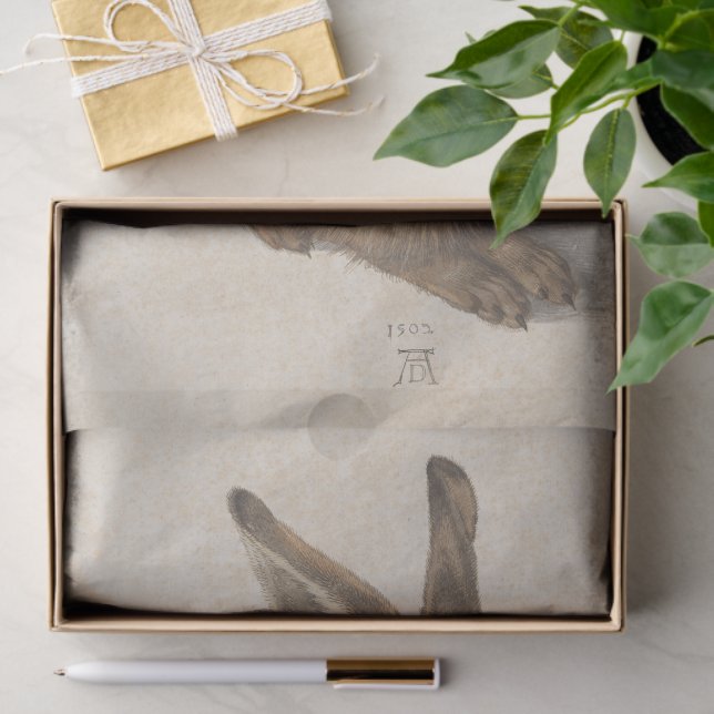 Papel De Seda Liebre joven de Albrecht Durer, Arte Fino Renacent (Regalo )