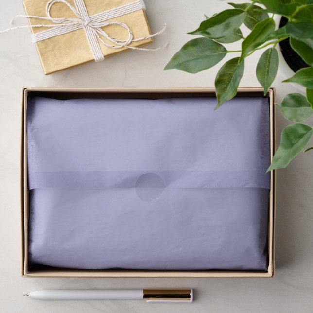 Papel De Seda Lila elegante moderno monocromo (Regalo )