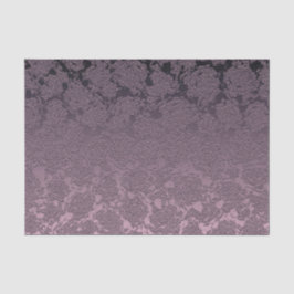 Papel De Seda Lila Malva Púrpura Patrón Elegante de Suculentas