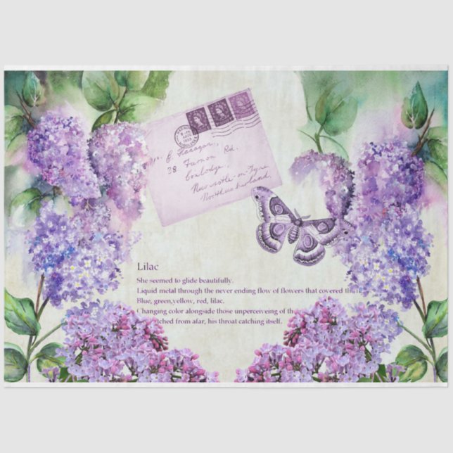 Papel De Seda Lilac Days Design Series 5 Tejido (Anverso)