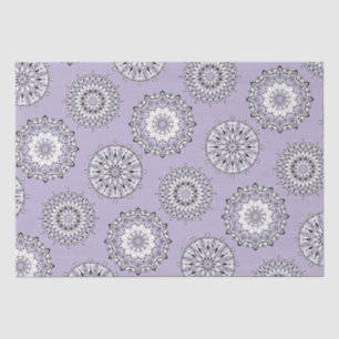 Papel De Seda Lilac Mandalas Tissue Paper