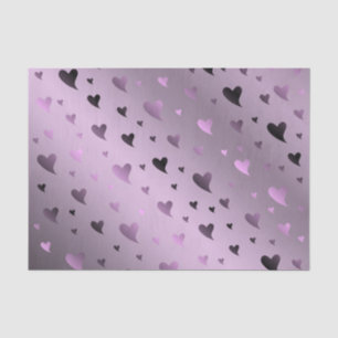 Papel De Seda lilac, púrpura, corazón, amor, valentina, forma, s