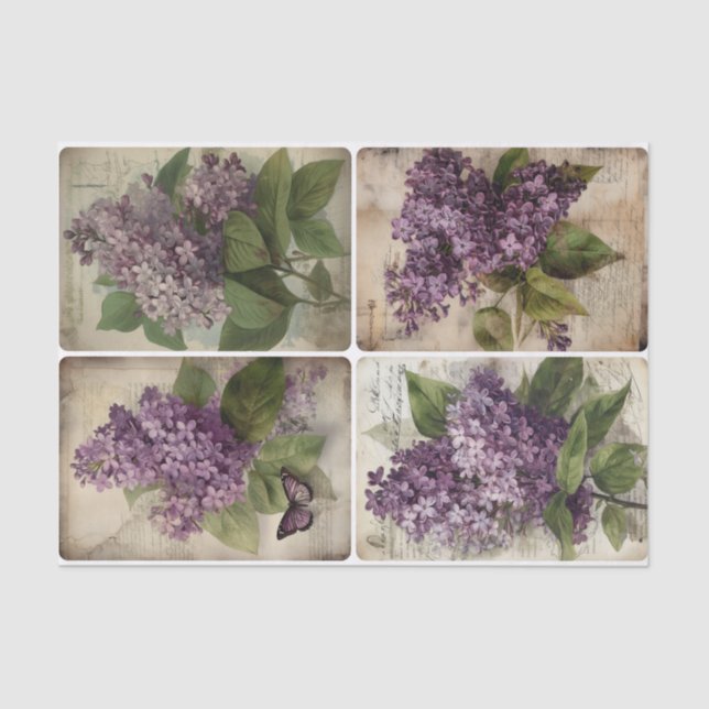 Papel De Seda Lilacs (Anverso)