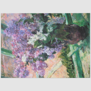 Papel De Seda Lilacs en una ventana, Mary Cassatt