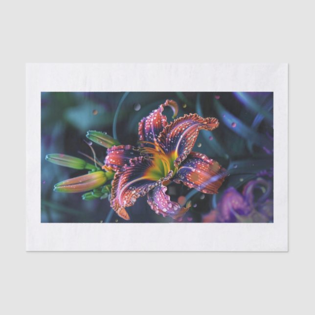 Papel De Seda Lily Flower1 (Anverso)