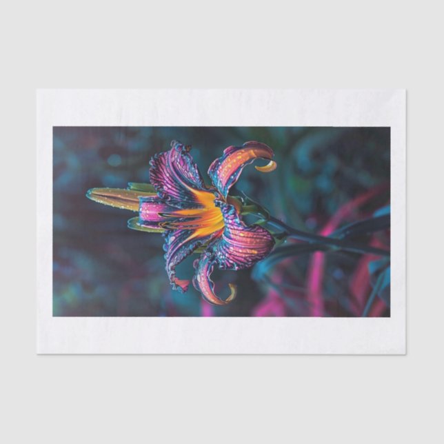 Papel De Seda Lily Flower8 (Anverso)