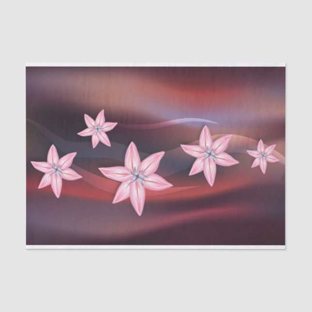Papel De Seda Lily Flowers (Anverso)