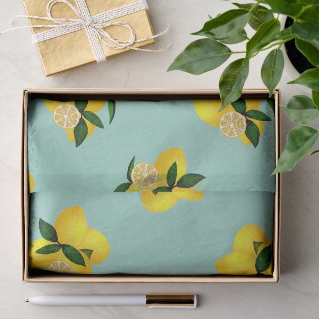 Papel De Seda Lima Verde (Regalo )