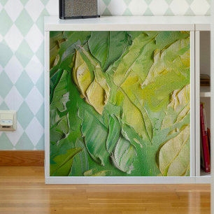 Papel De Seda Lime Green Leaves Textiles De Tejido De Desmaquill