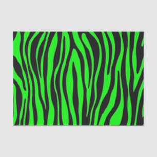 Papel De Seda Lime Green Zebra