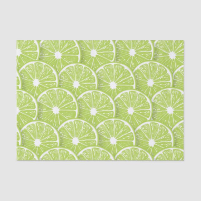 Papel De Seda Lime Slices (Anverso)