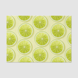 Papel De Seda Lime Slices en amarillo claro
