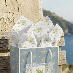 Papel De Seda Limón Botánico Estudio Amalfi Orchard Costero