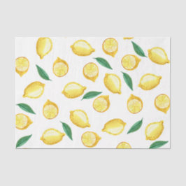 Papel De Seda Limones (Diseño 35 Serie Amarillo/Naranja)
