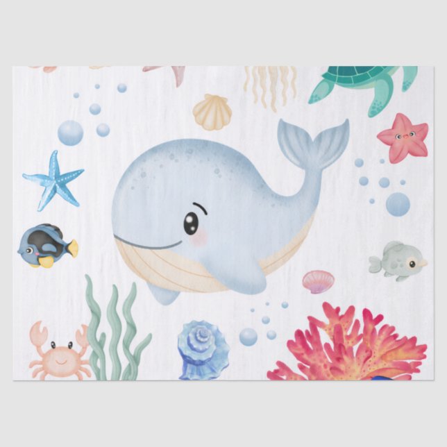 Papel De Seda Lindo Bajo El Agua (Anverso)