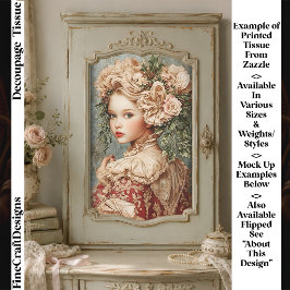 Papel De Seda Lindo floral romántico de invierno femenino FM5L D