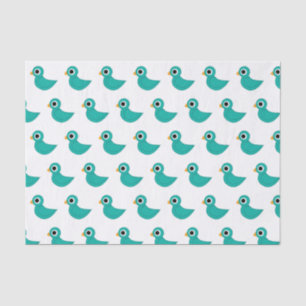 Papel De Seda Lindo pájaro azul