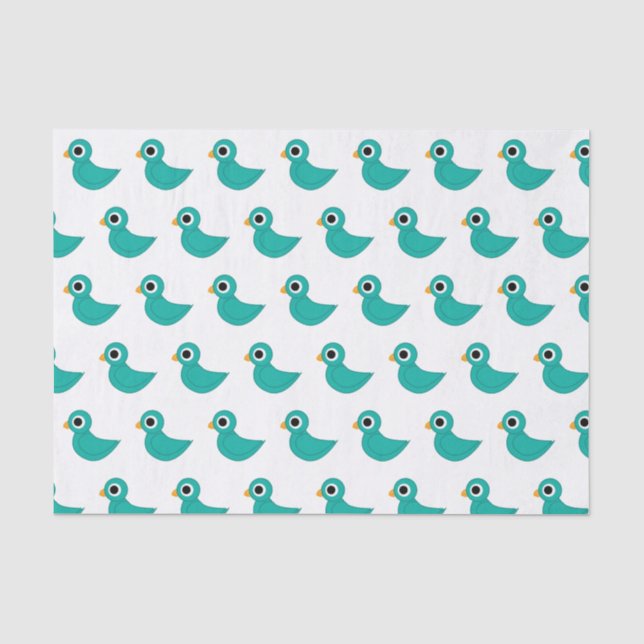 Papel De Seda Lindo pájaro azul (Anverso)