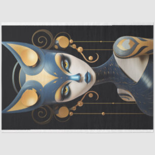 Papel De Seda Línea Art Decó con Decoración Elegante