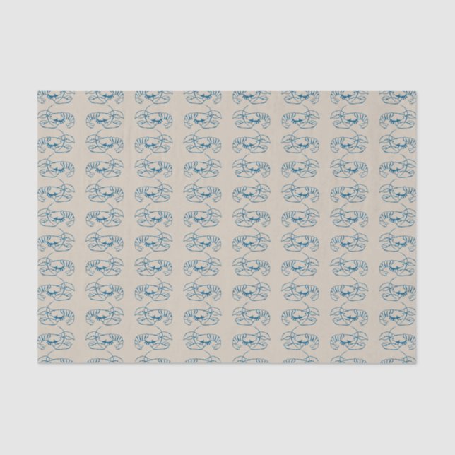 Papel De Seda Línea Azul De Bóster Que Dibuja El Color De La Pla