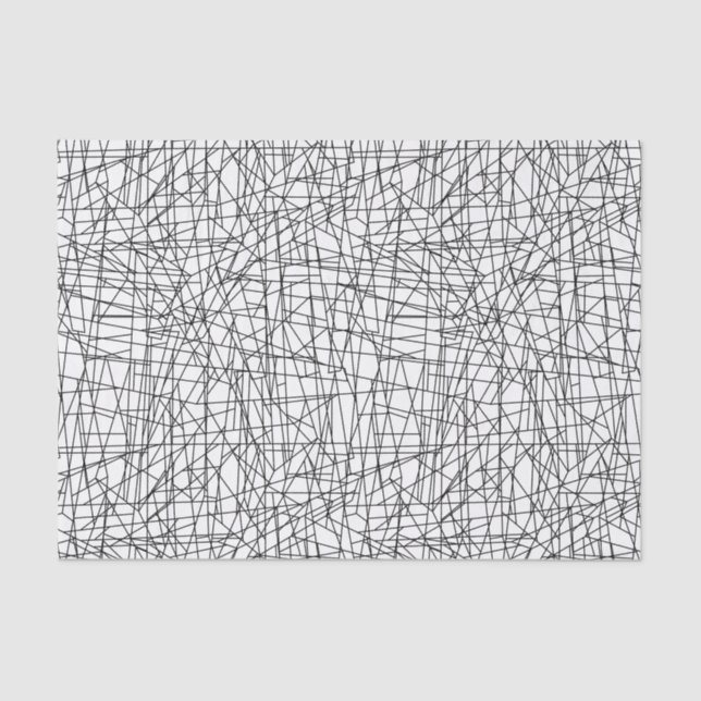 Papel De Seda Líneas caóticas (Anverso)