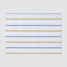 Papel De Seda Líneas de brillo azul y dorado