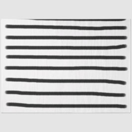 Papel De Seda Líneas dibujadas de la mano de color blanco y negr