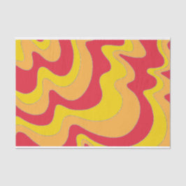 Papel De Seda Líneas onduladas