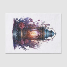 Papel De Seda Linterna gótica de arte para decorar