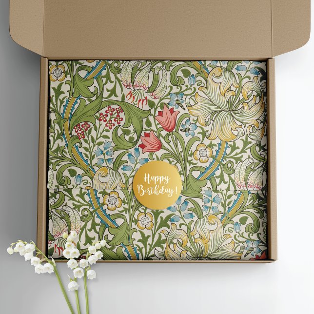 Papel De Seda Lirio dorado Wildflowers William Morris (Subido por el creador)