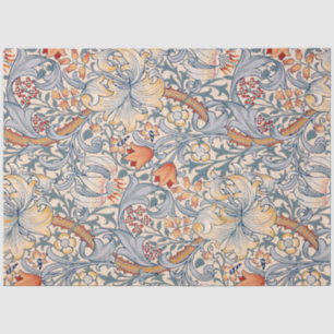 Papel De Seda Lirio Dorado, William Morris