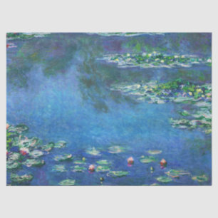 Papel De Seda Lirios de agua vintage de Claude Monet