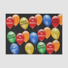 Papel De Seda Listo para ir Cumpleaños Personalizado