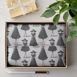 Papel De Seda Little Black Dress Society Chalk Fashion Pattern