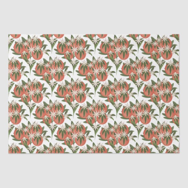 Papel De Seda Little Cutie Clementine Neutrine Baby Shower (Anverso)