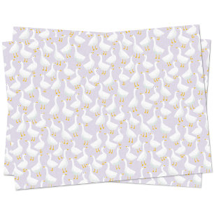 Papel De Seda Little Goose Geese Lilac Purple