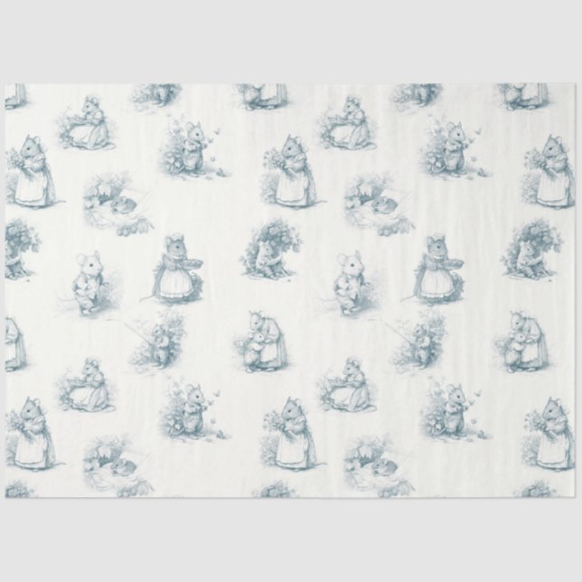 Papel De Seda Little Mouse del libro de historias (Anverso)