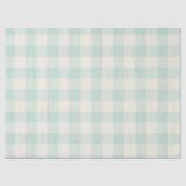 Papel De Seda Little One Buffalo Check - suave teal