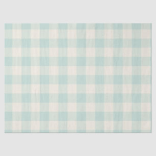 Papel De Seda Little One Buffalo Check - suave teal