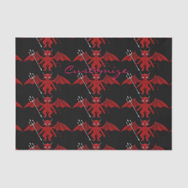 Papel De Seda Little Red Devil Thunder_Cove (Anverso)