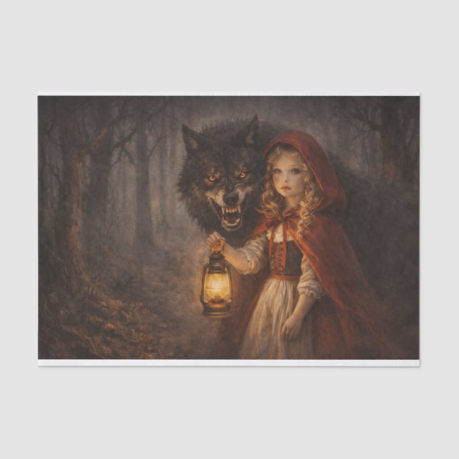 Papel De Seda Little Red Riding Hood  (Anverso)